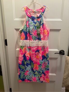 Lilly Pulitzer Women’s Shift Dress in Pink, Blue & Green